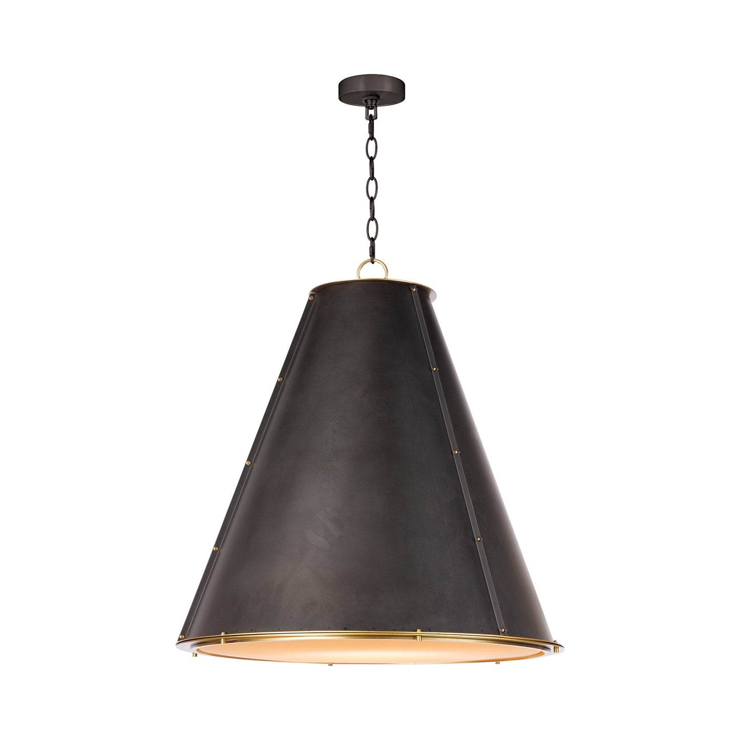 French Chandelier in Blackened Brass (Large).