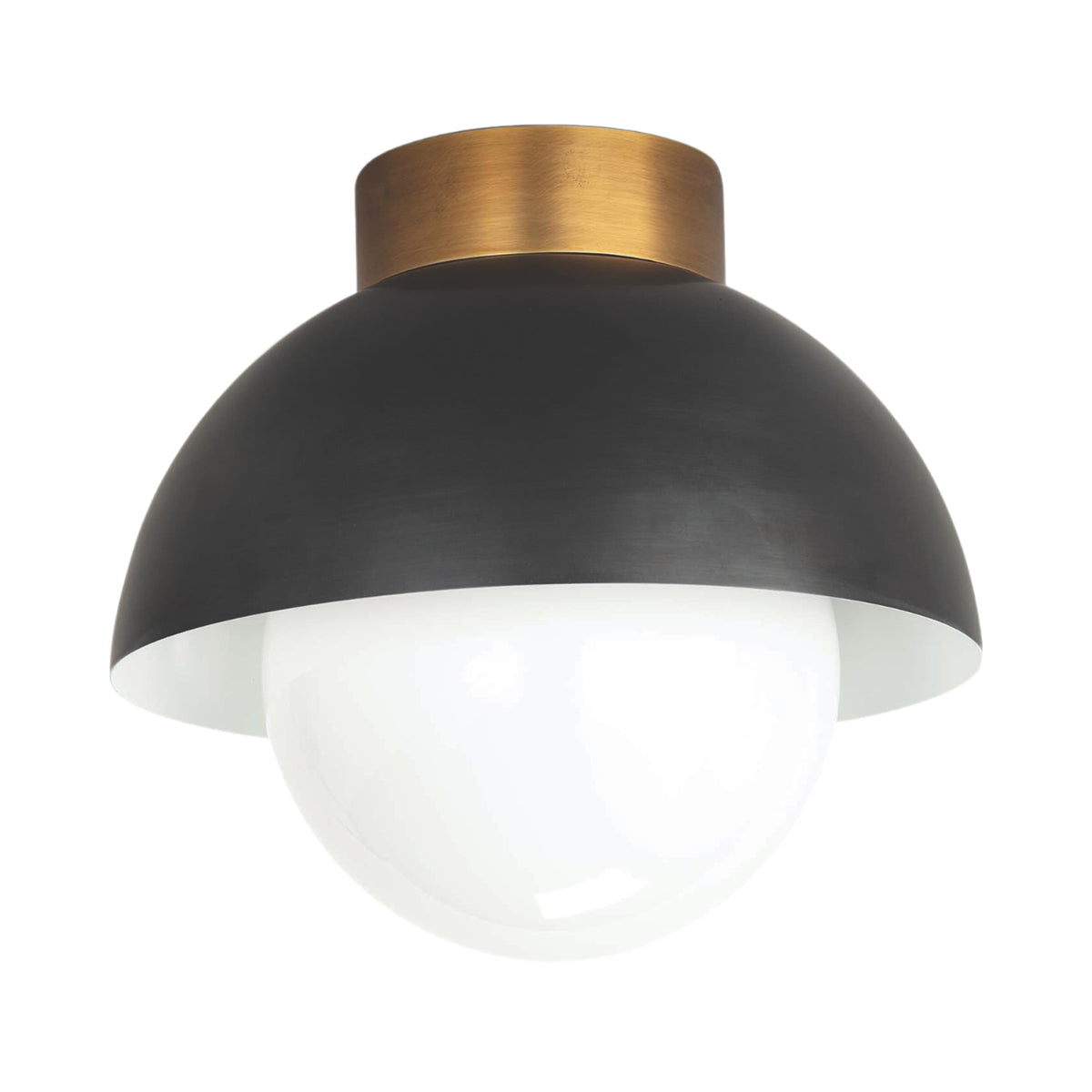 Montreux Flush Mount Ceiling Light in Oil Rubbed Bronze.