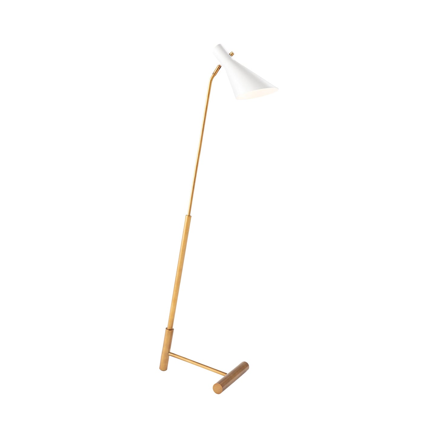 Spyder Floor Lamp in White.