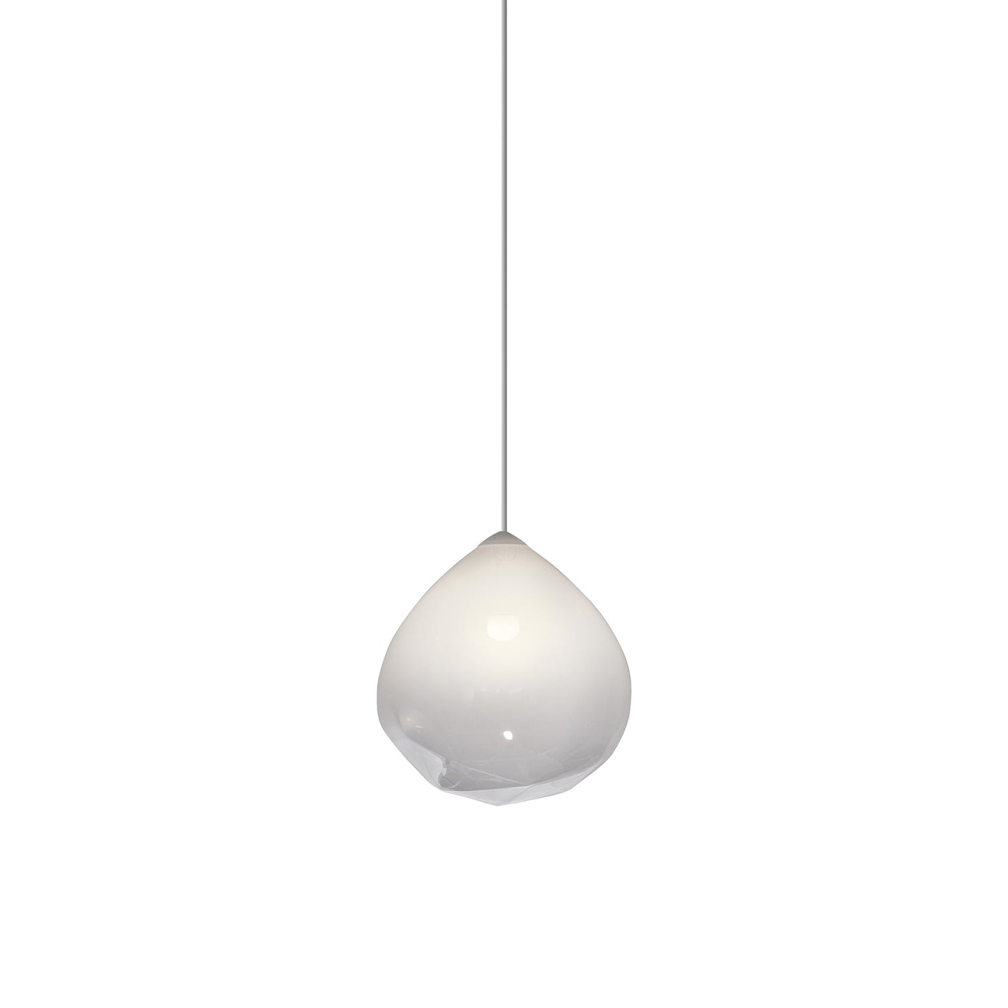 Parison Pendant Light in White.