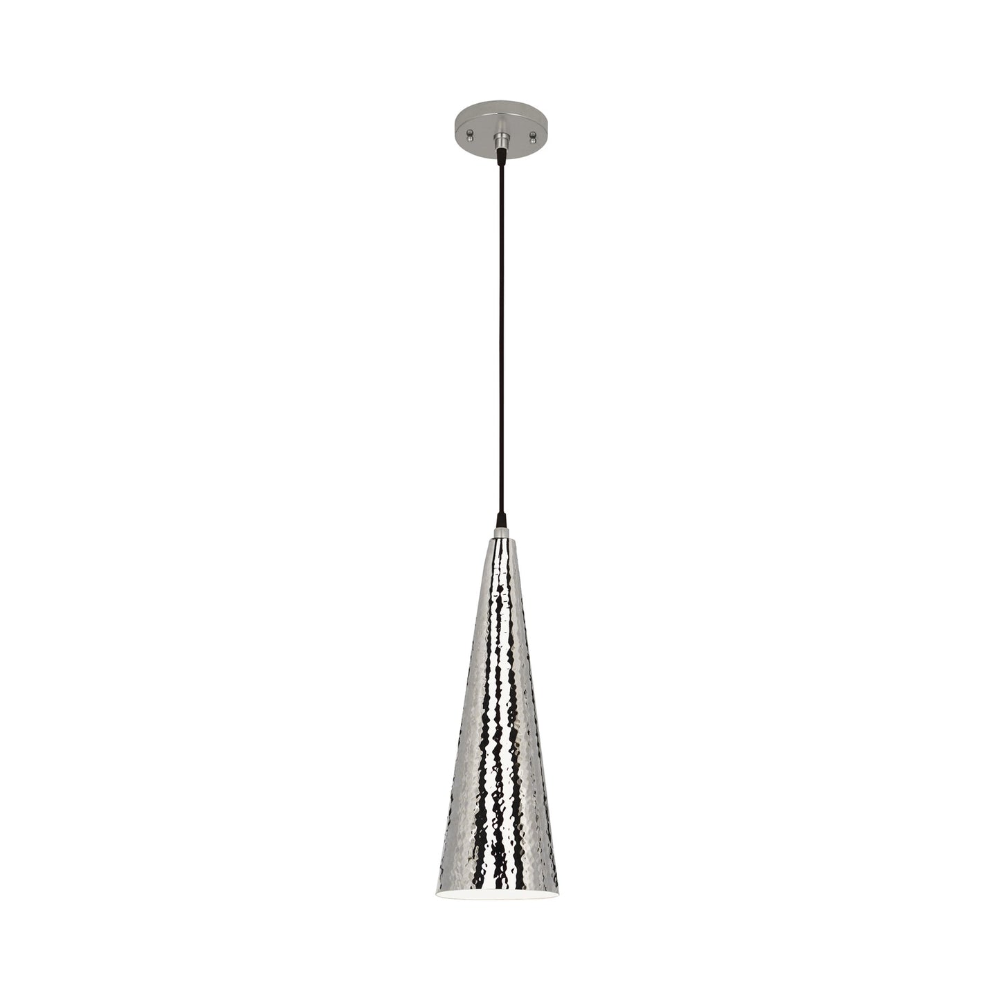 Dal 9873 Pendant Light in Polished Nickel.