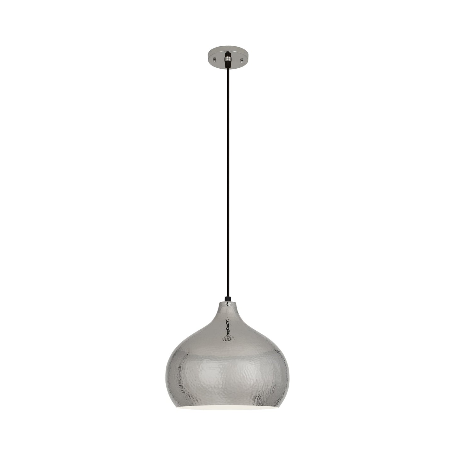 Dal 9874 Pendant Light in Polished Nickel.