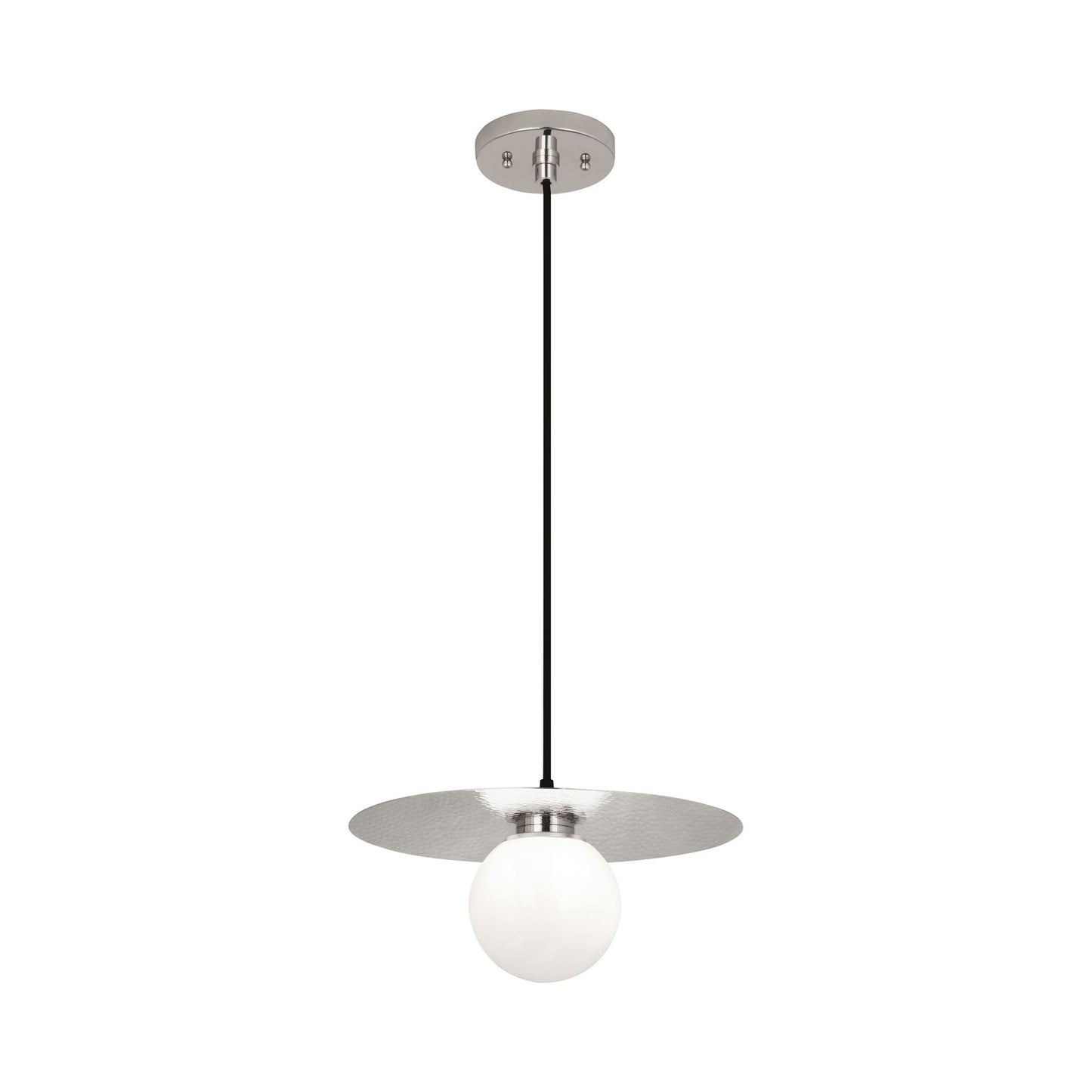 Dal 9876 Pendant Light in Polished Nickel.