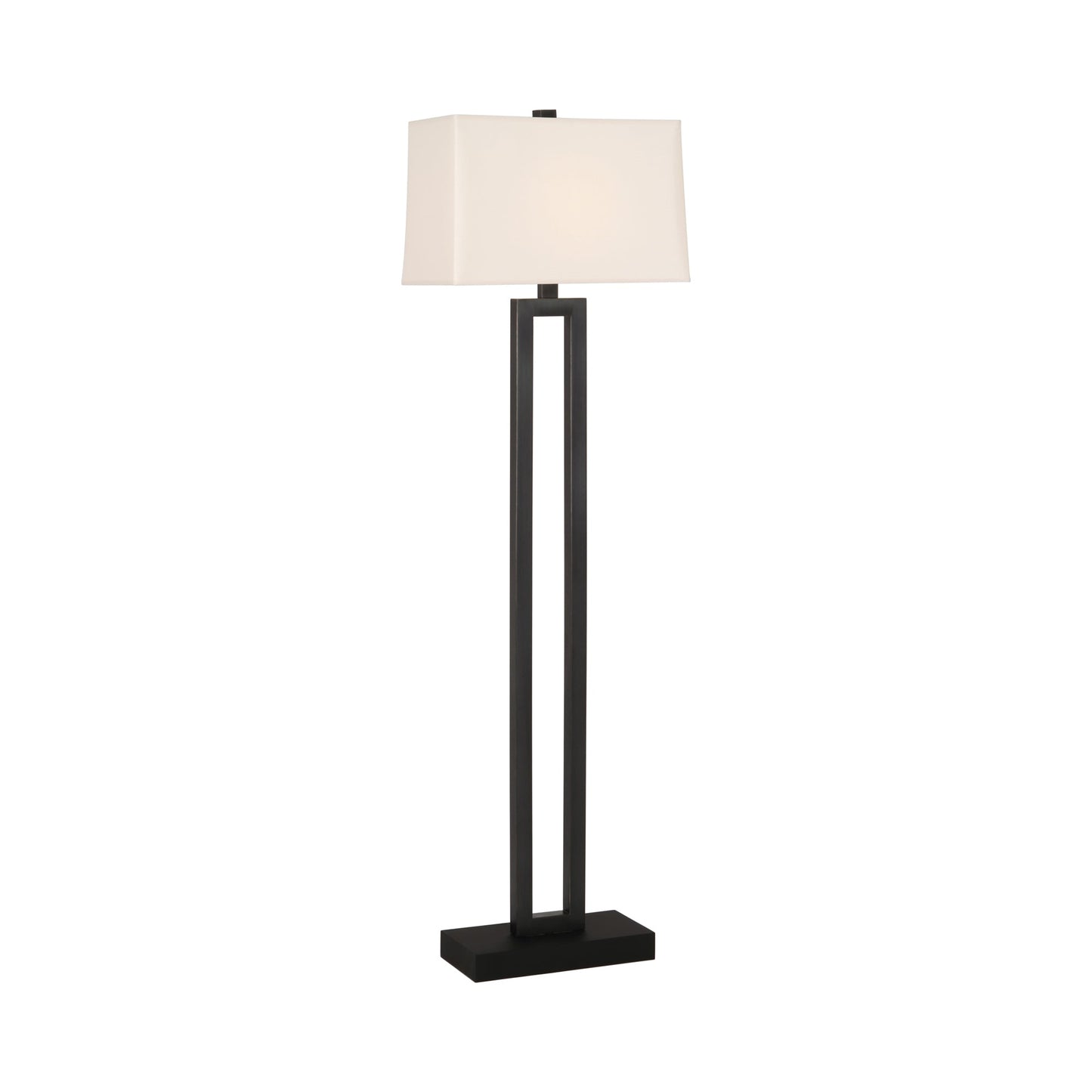 Doughnut Floor Lamp in Deep Patina Bronze/Snowflake.