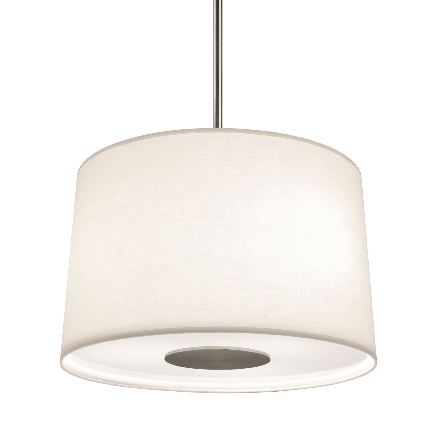 Echo Pendant Light in Stainless Steel.