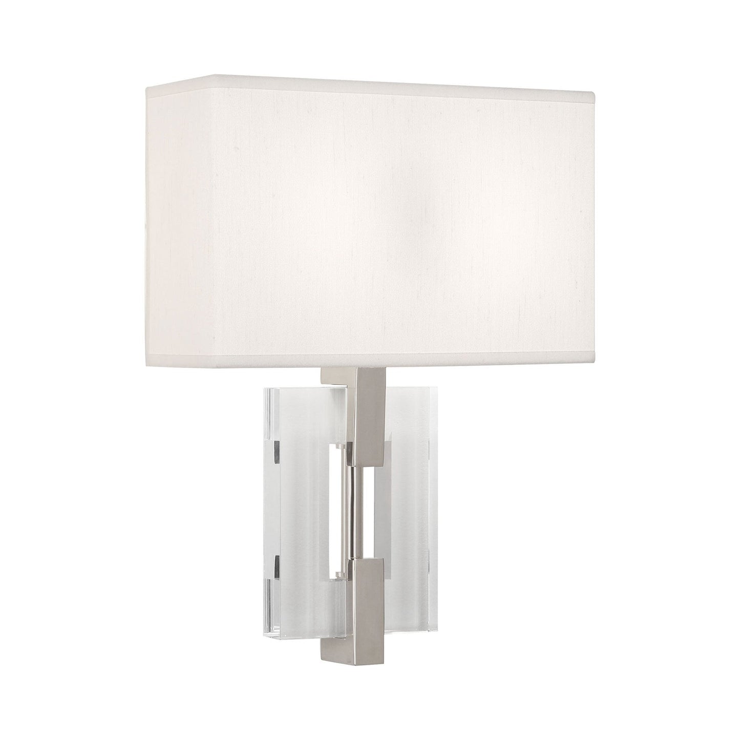 Lincoln Wall Light in Nickel/Pearl.