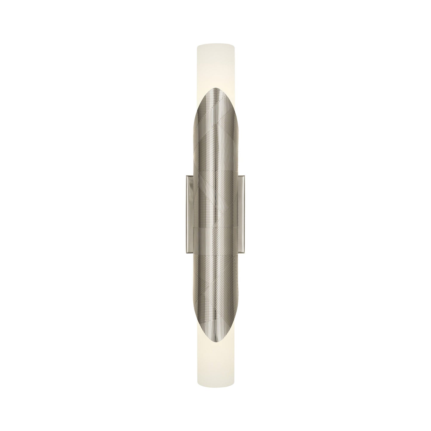Michael Berman Brut Wall Light in Polished Nickel.