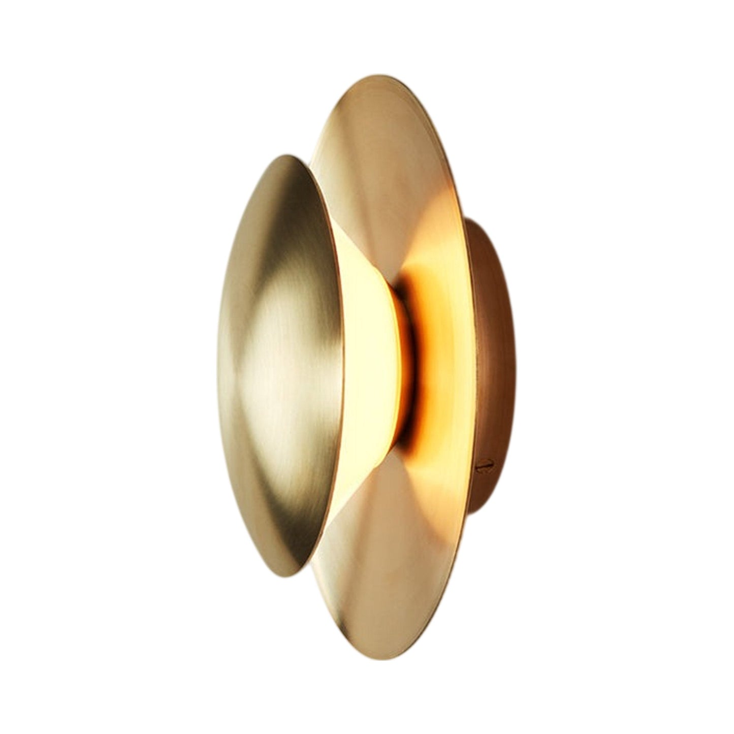 Bell LED Wall Light in Brass (4-Inch).