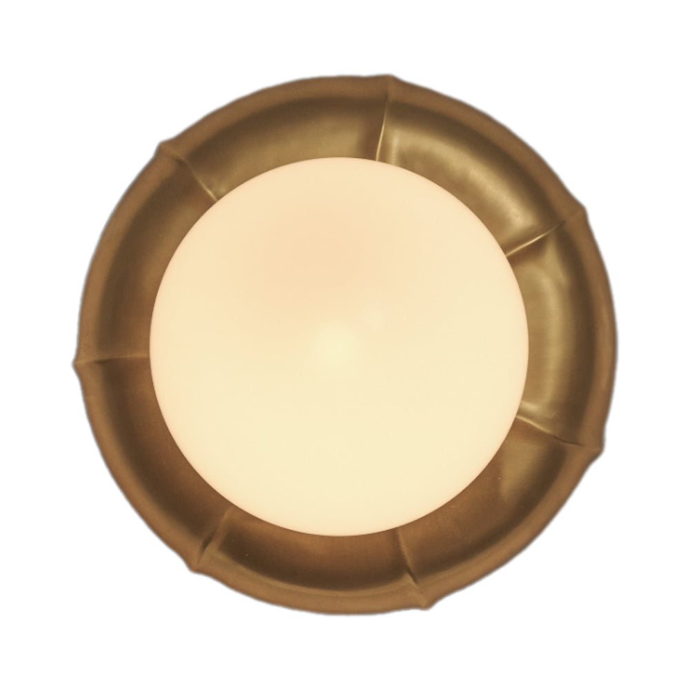 Epoch Wall Light in Unlacquered Brass.