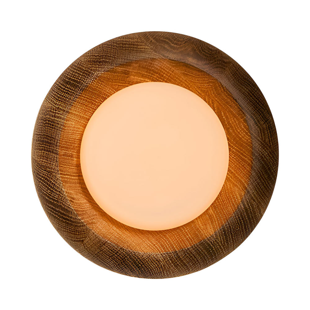 Humboldt LED Wall Light in White Oak.