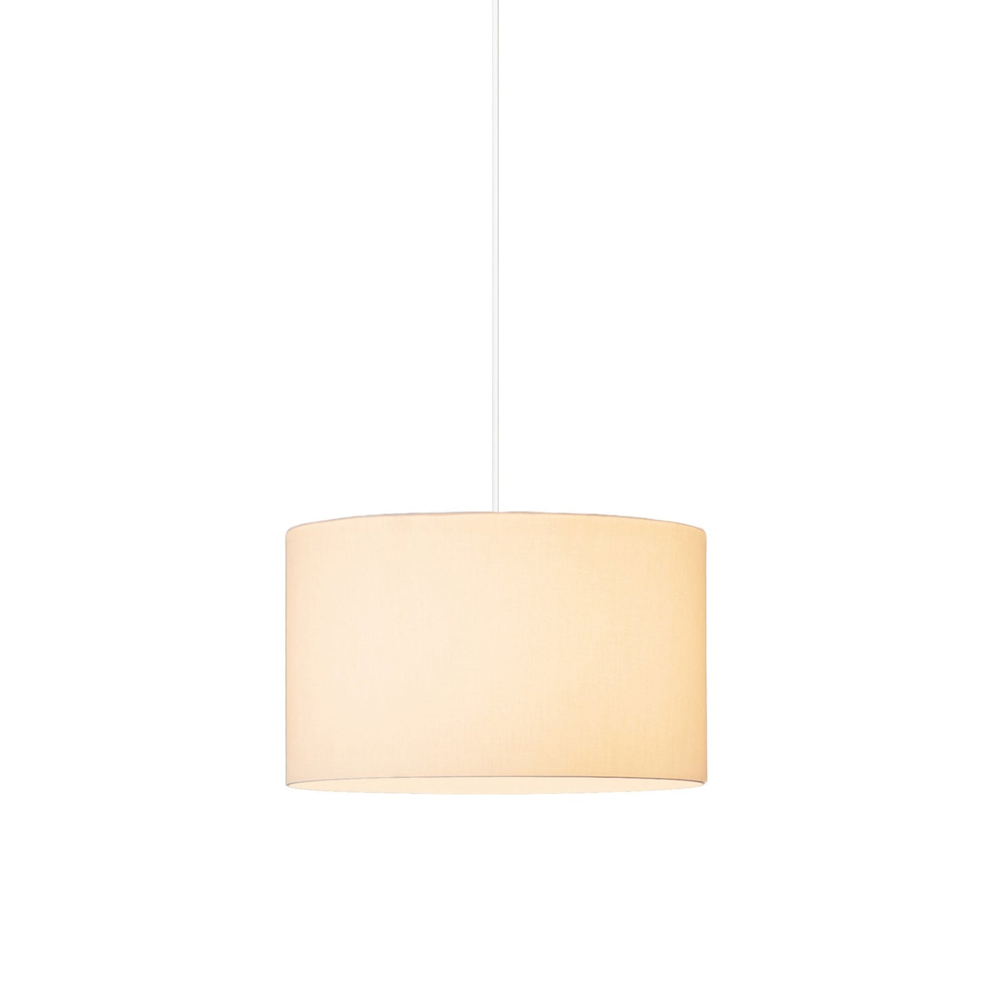 Sísísí Cilíndricas Pendant Light in White/White.