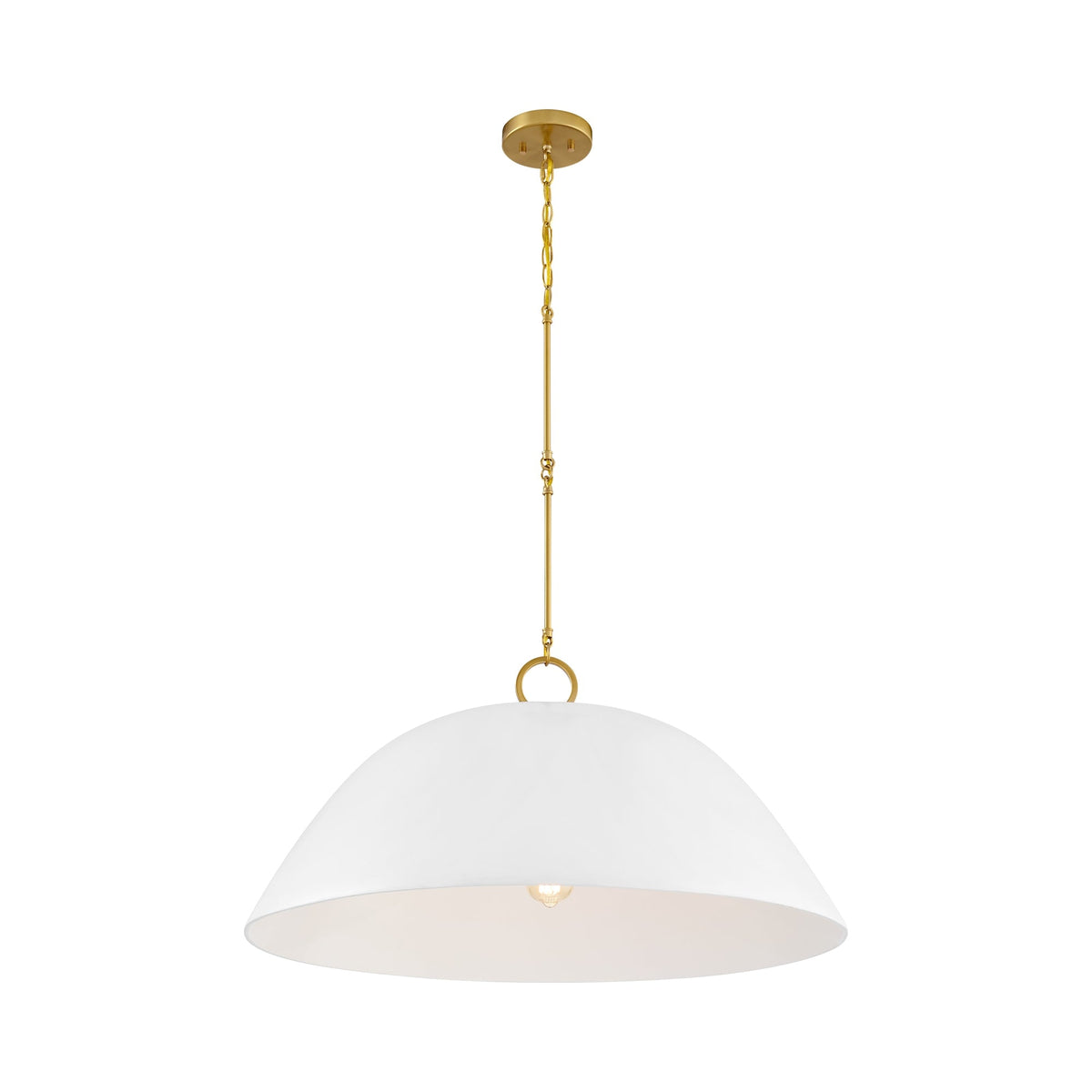 Alta Pendant Light in White Bisque.