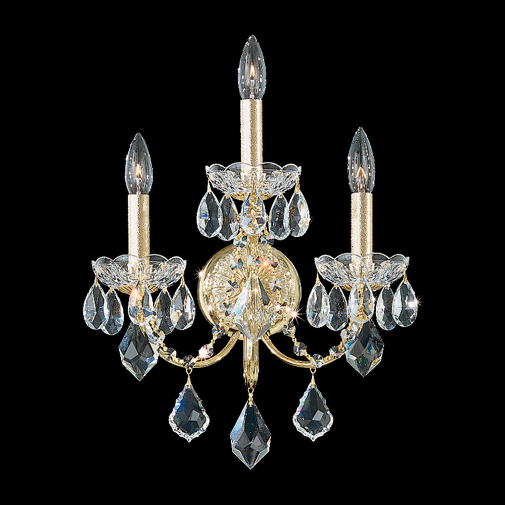 Century Wall Light in Aurelia (3-Light).