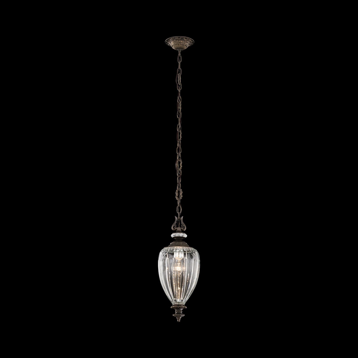Dyana Mini Pendant Light in Etruscan Gold (20-Inch).