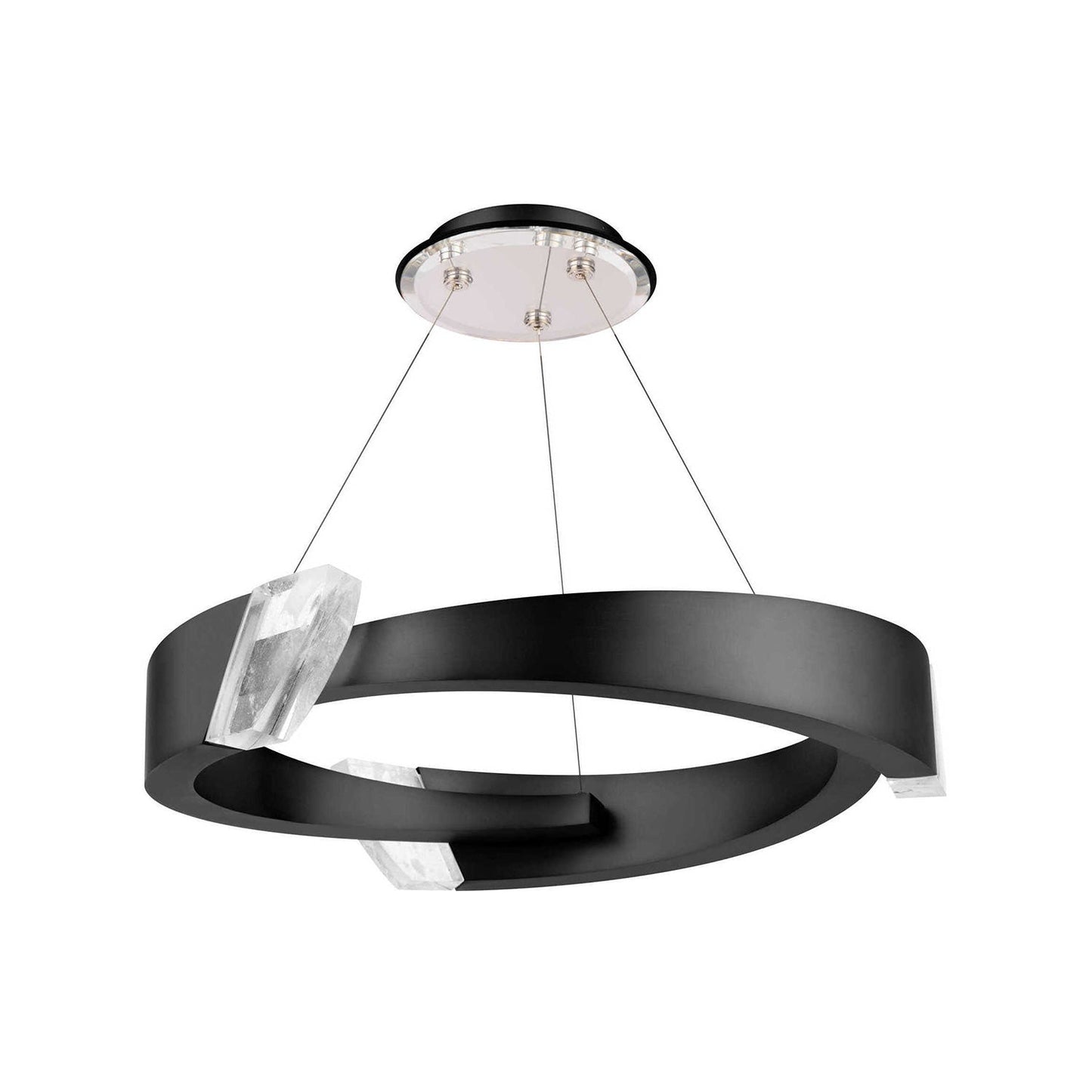 Embrace LED Pendant Light in Black (Large).