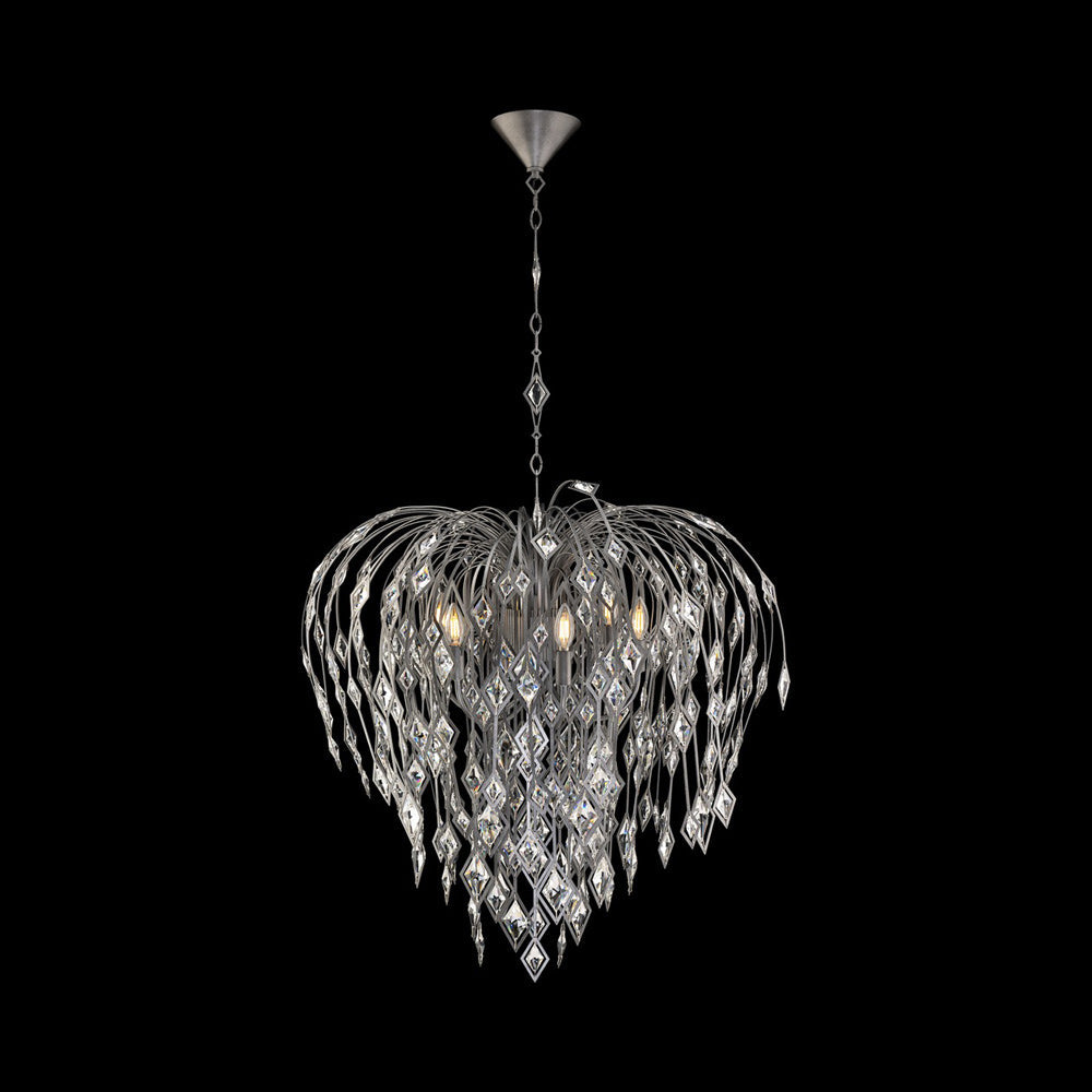 Laureline Chandelier in Antique Pewter (35-Inch).