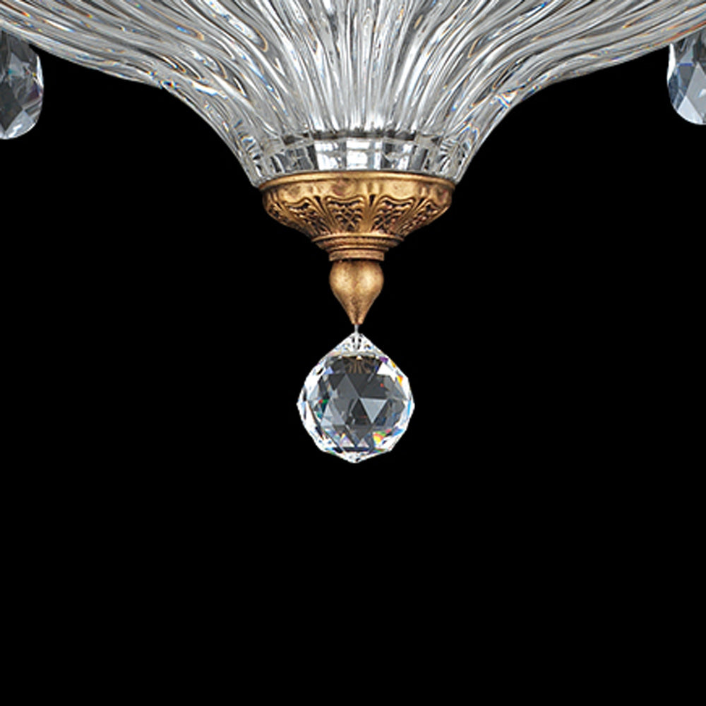 Milano Flush Mount Ceiling Light in Detail.