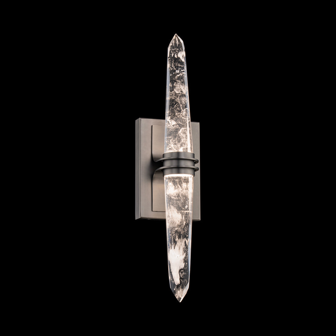 Pickwick LED Wall Light in Antique Nickel.