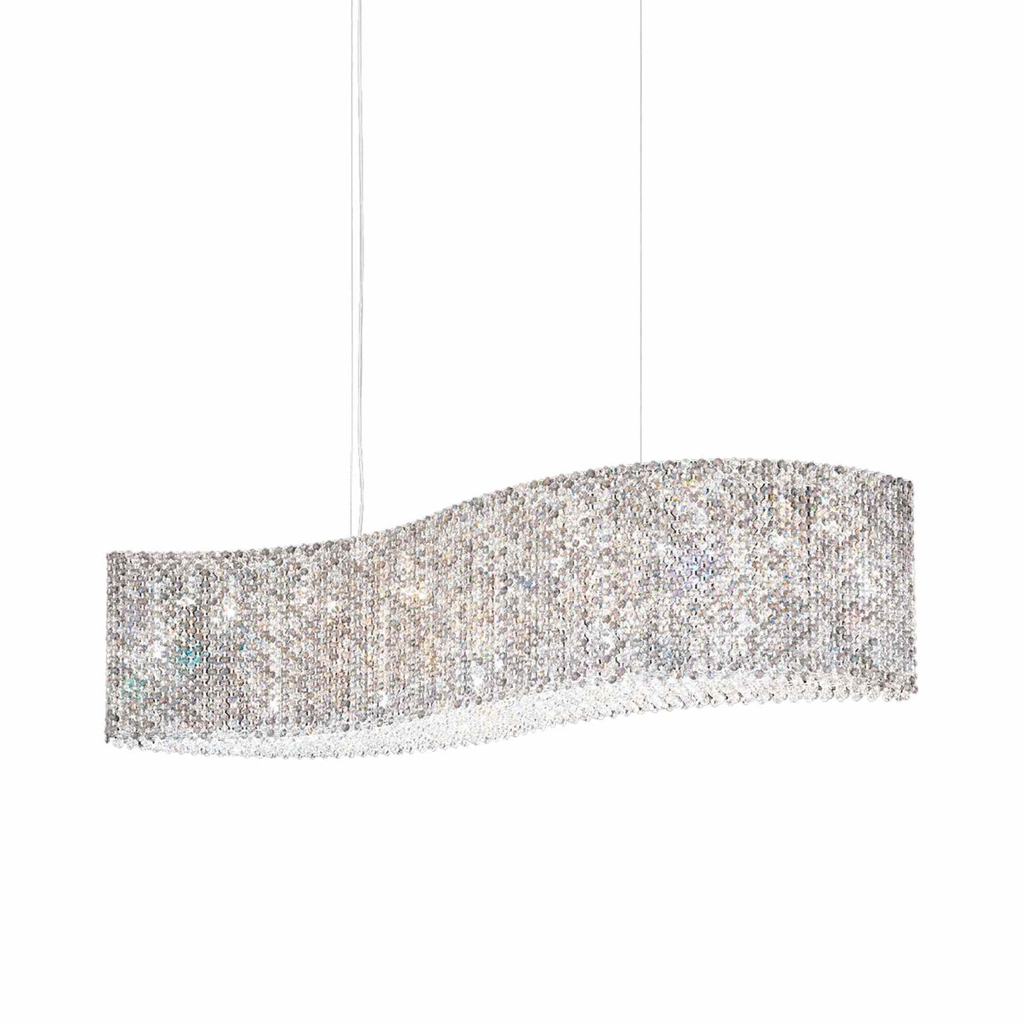 Refrax Linear Pendant Light (Clear Optic/21-Light).