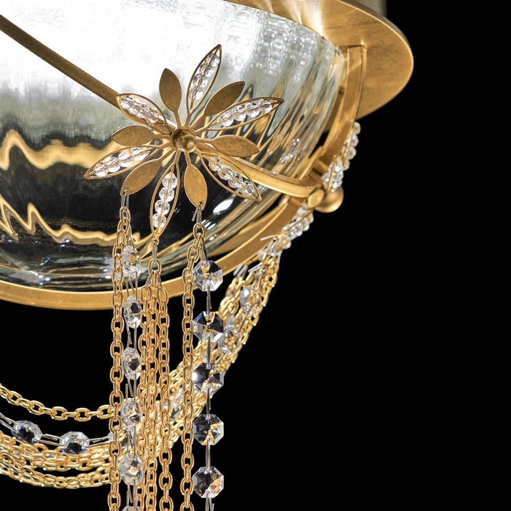 Revere LED Flush Mount Ceiling Light in Detail.