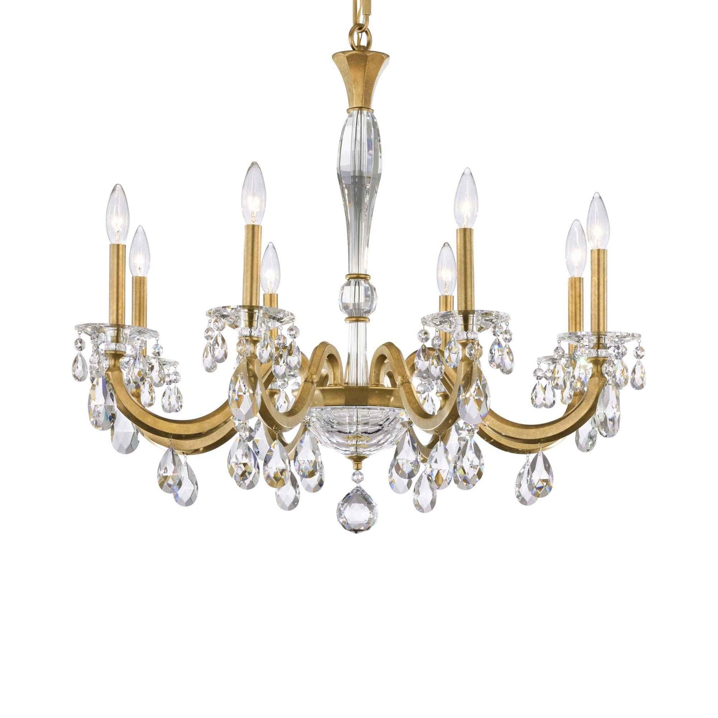 San Marco Chandelier in Heirloom Gold (8-Light).