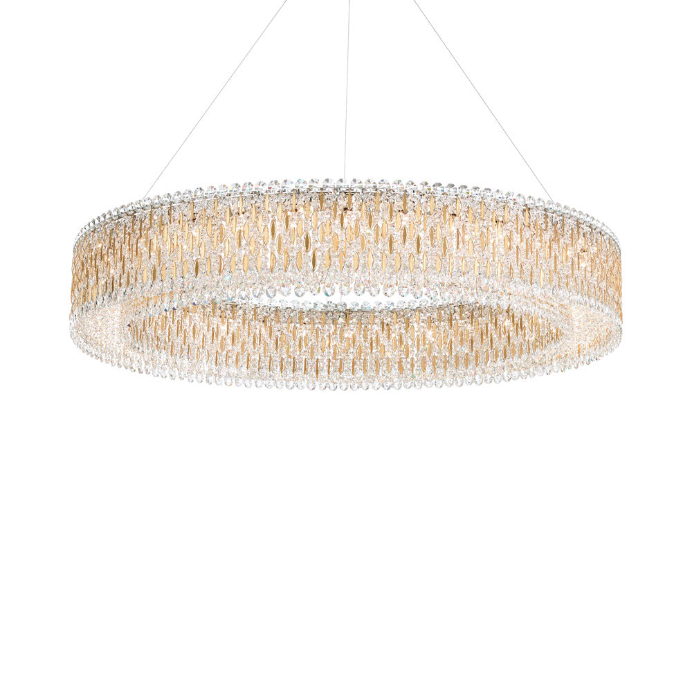 Sarella Pendant Light in Heirloom Gold (Heritage Handcut Crystal/32-Light).