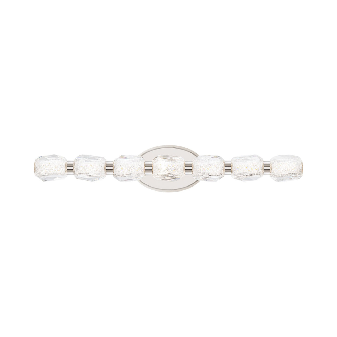 Seduction LED Bath Vanity Light in Polished Nickel.