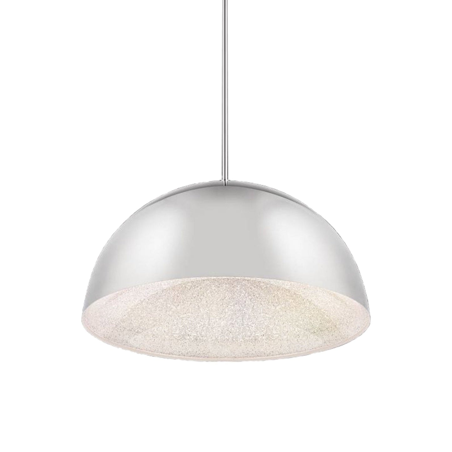 Stardust LED Pendant Light in Polished Nickel.
