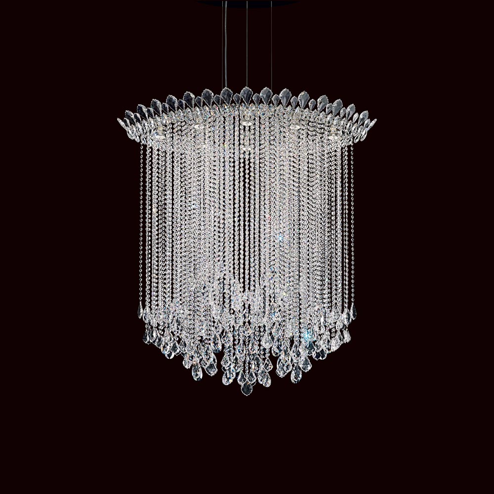 Trilliane Strands Pendant Light in Heritage Handcut Crystal (48-Inch).