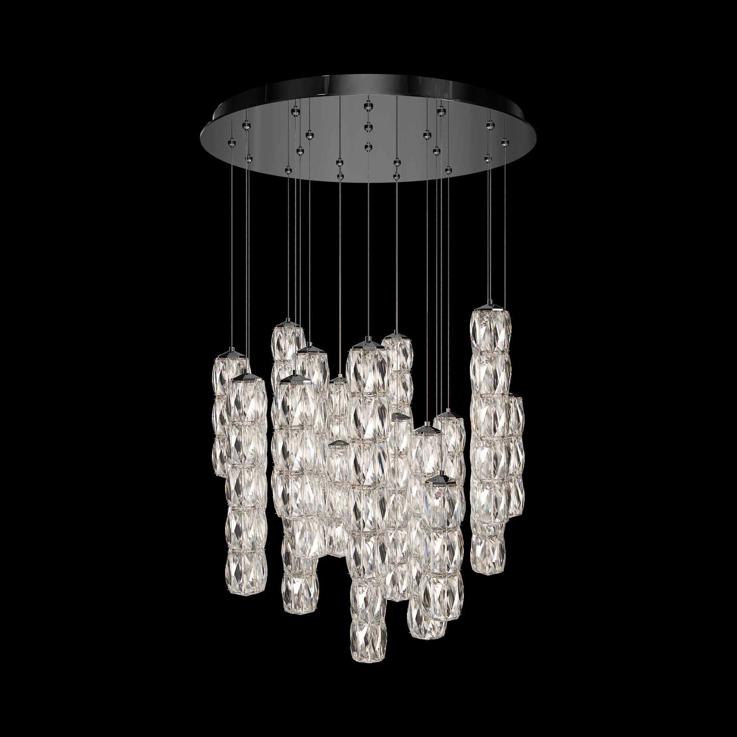 Verve Round LED Multi Light Pendant Light (21-Light).