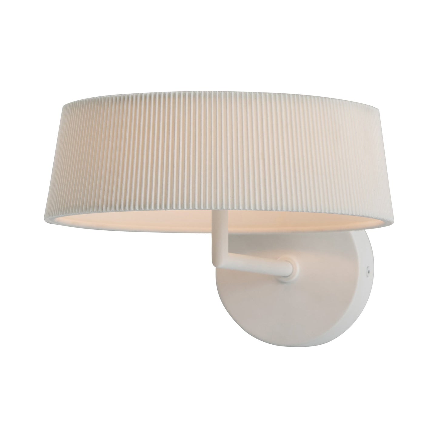 Halo LED Wall Light in White.