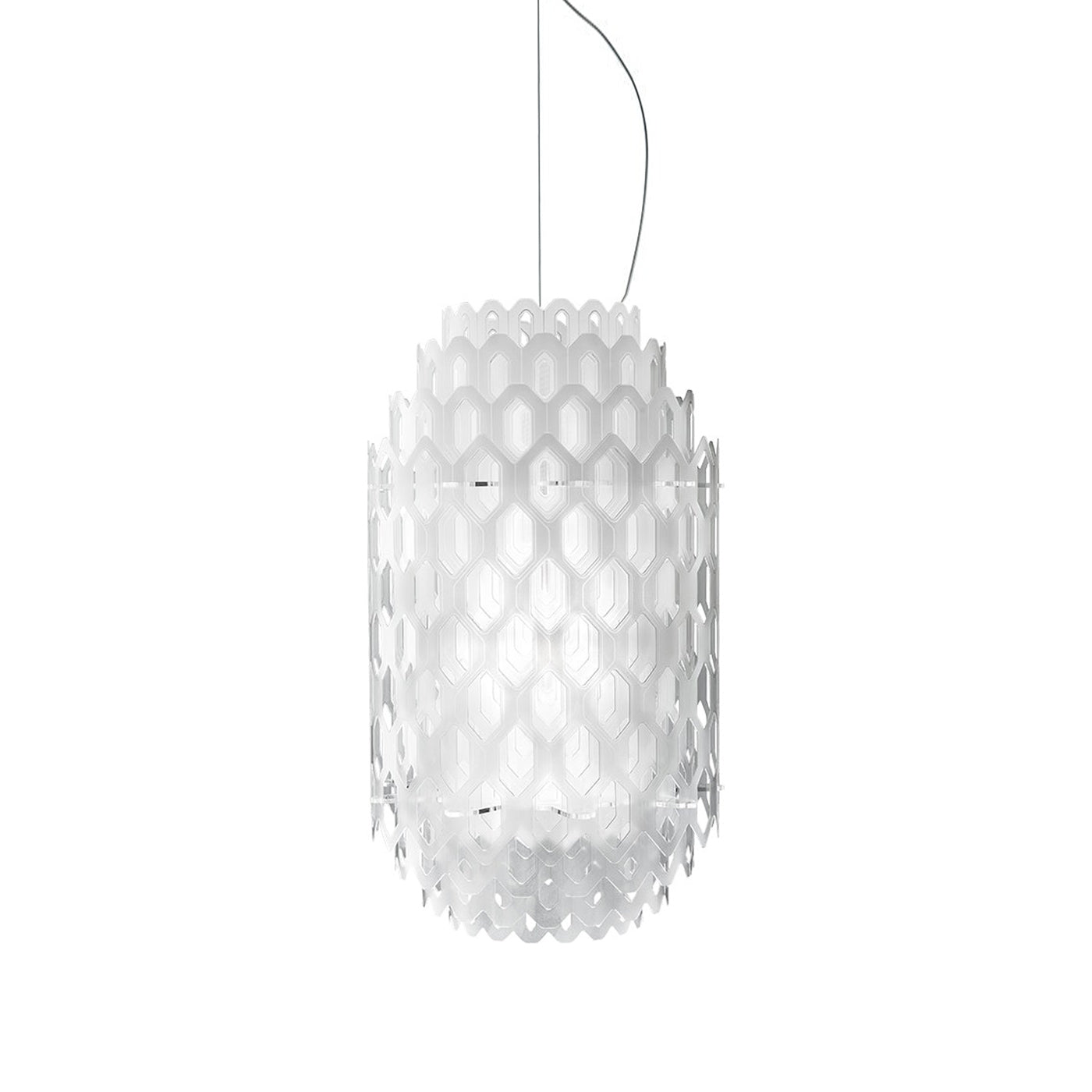 Chantal Pendant Light in White (Medium).