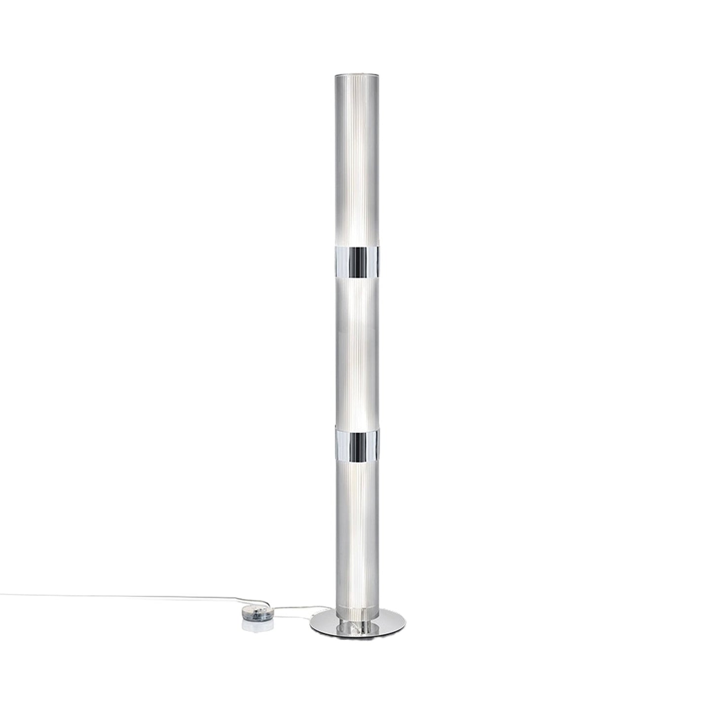 La Lollo Floor Lamp in Prisma/Silver.