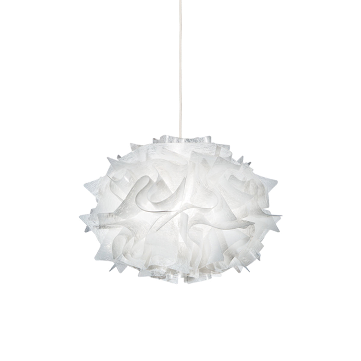 Veli Mini Single Couture Pendant Light in Transparent Cable.