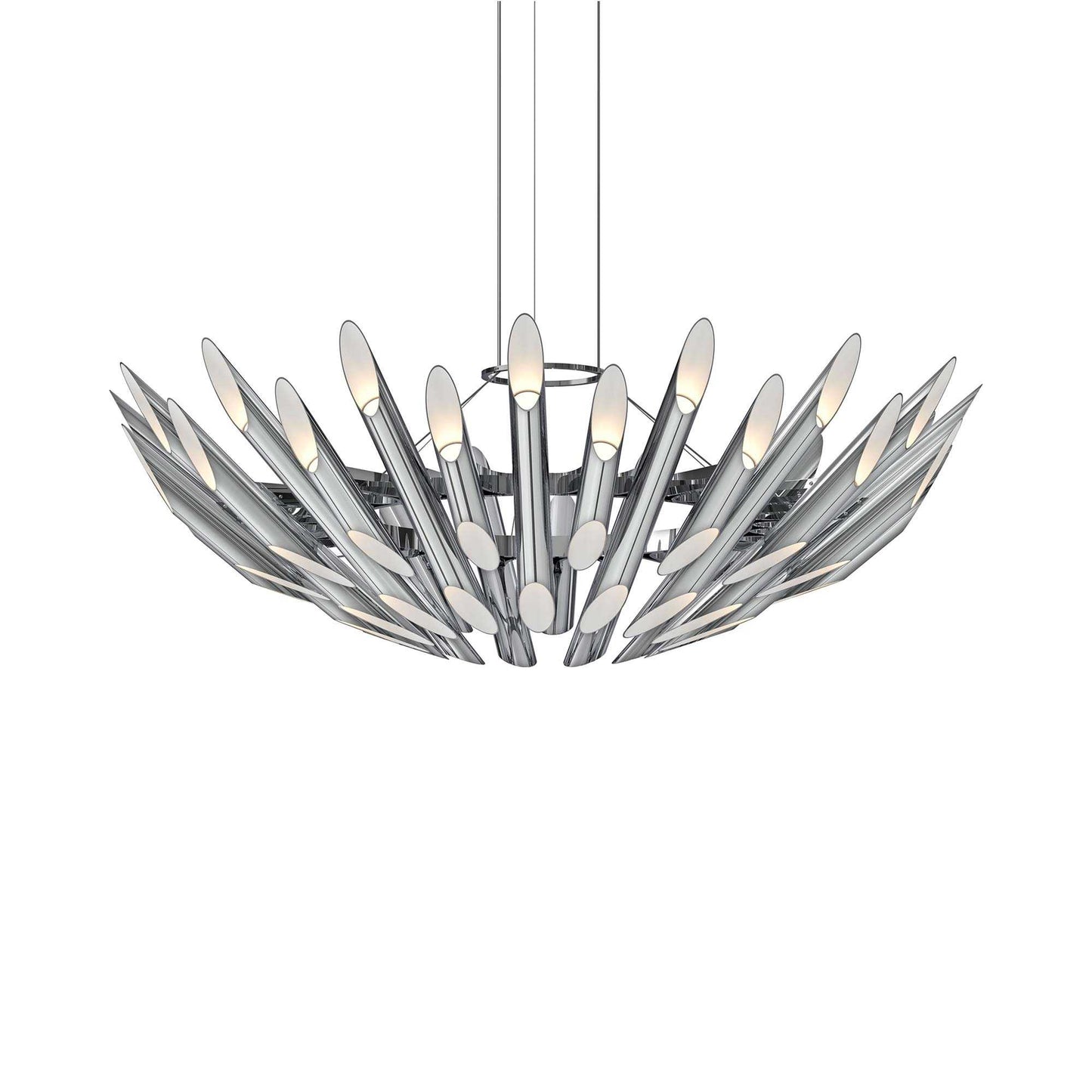 Chimes LED Pendant Light in Polished Chrome.