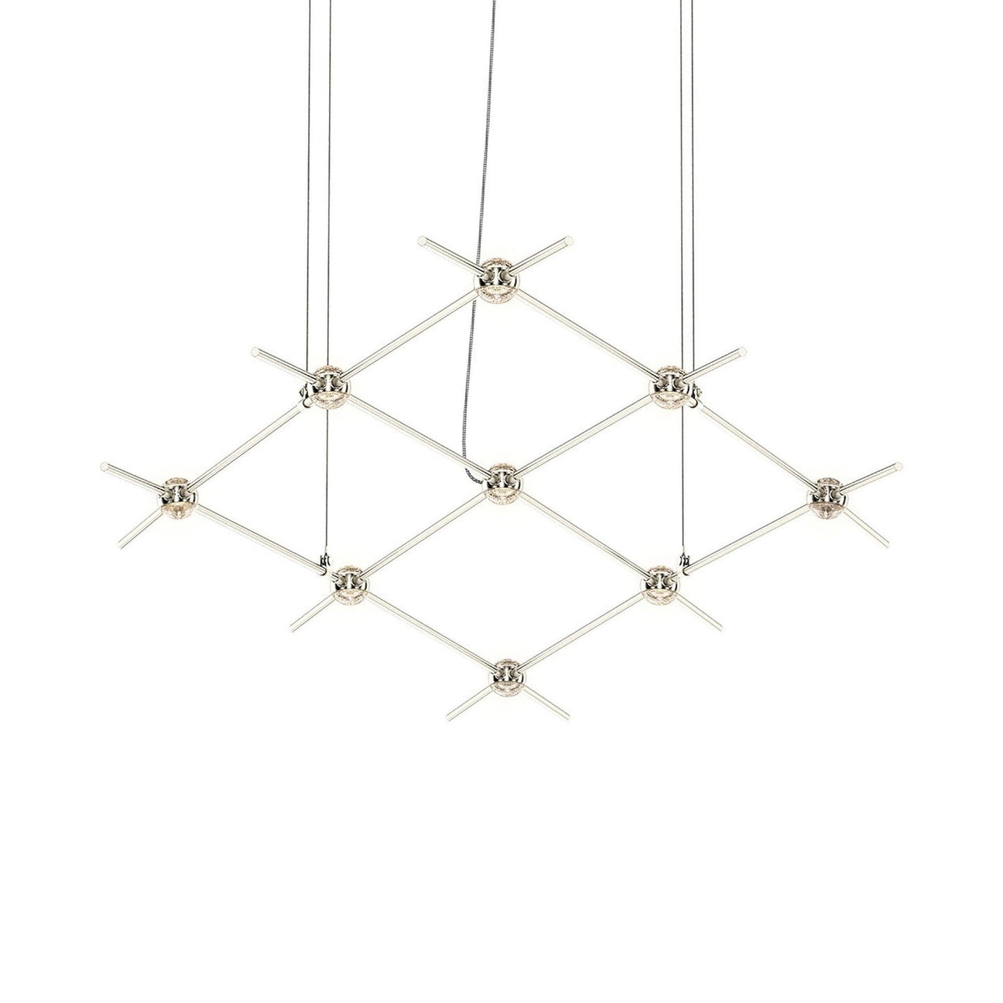 Constellation® Aquarius Minor LED Pedant Light in Satin Nickel/Clear.