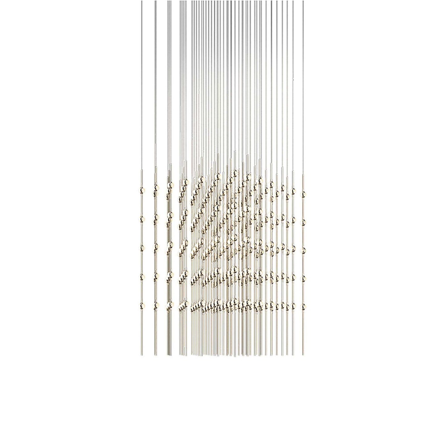 Constellation® Cosmic Cube LED Pendant Light in Satin Nickel/White (245-Light).