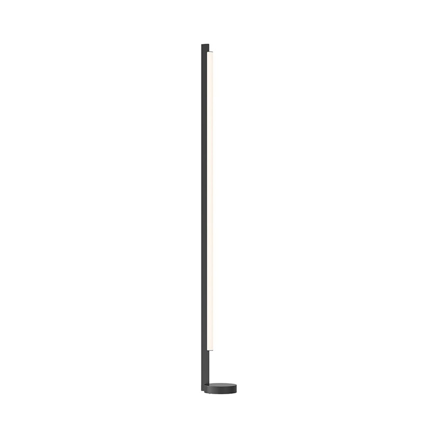 Keel™ LED Floor Lamp in Satin Black.