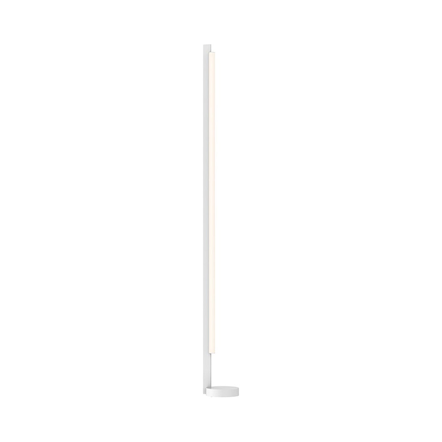 Keel™ LED Floor Lamp in Satin White.
