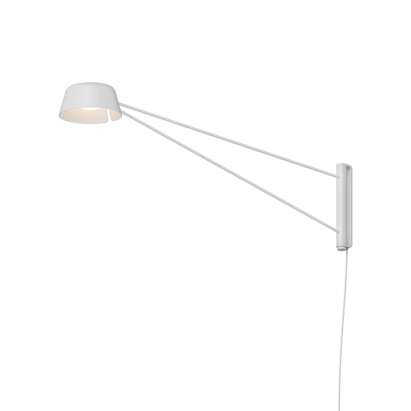 Ray LED Wall Light in Warm Gray (Warm Gray/Long).