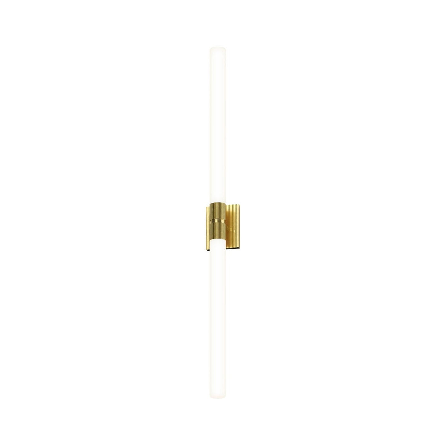 Scepter LED Bath Wall Light in Satin Brass (Large).