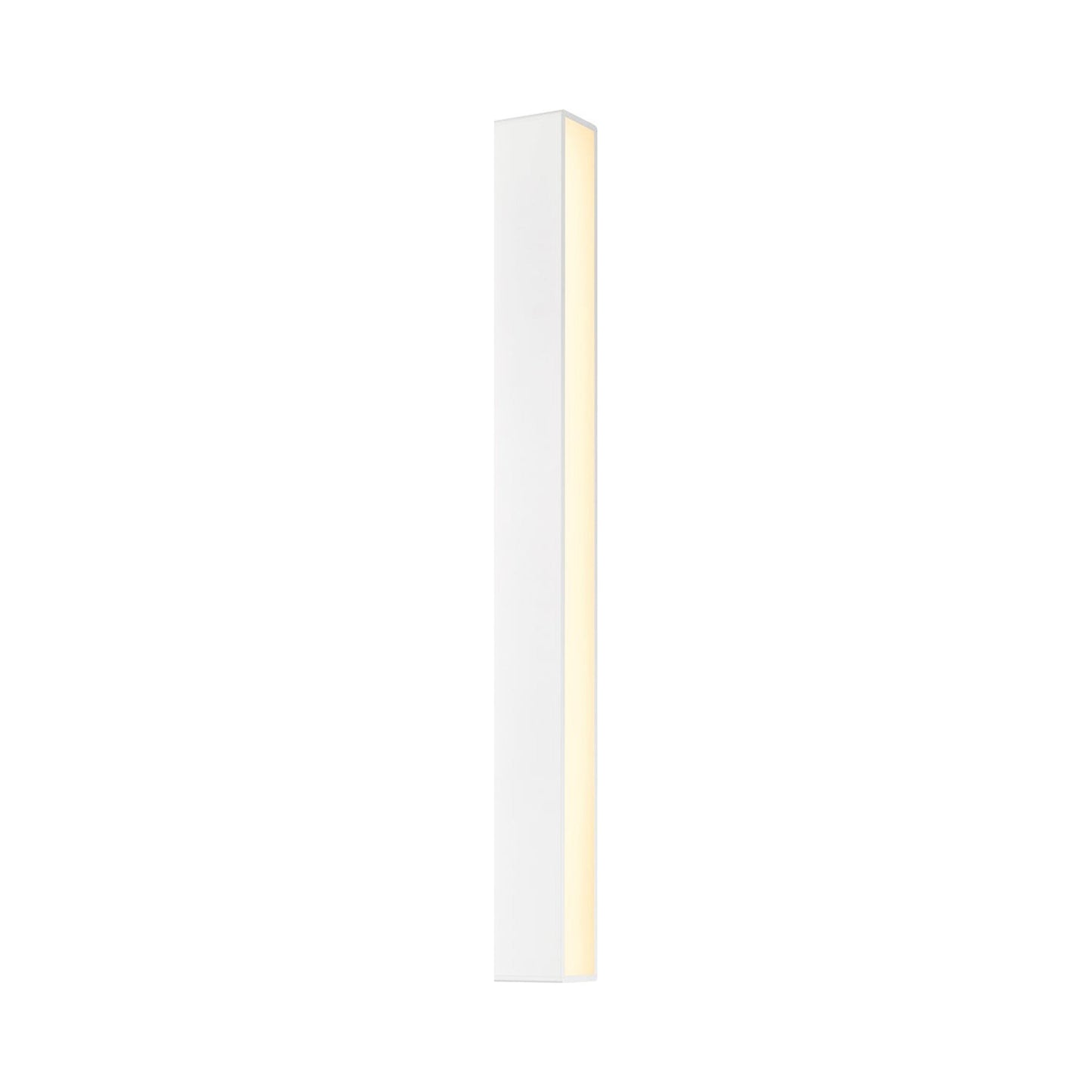 Sideways LED Wall Light in Texture White (36.25-Inch).