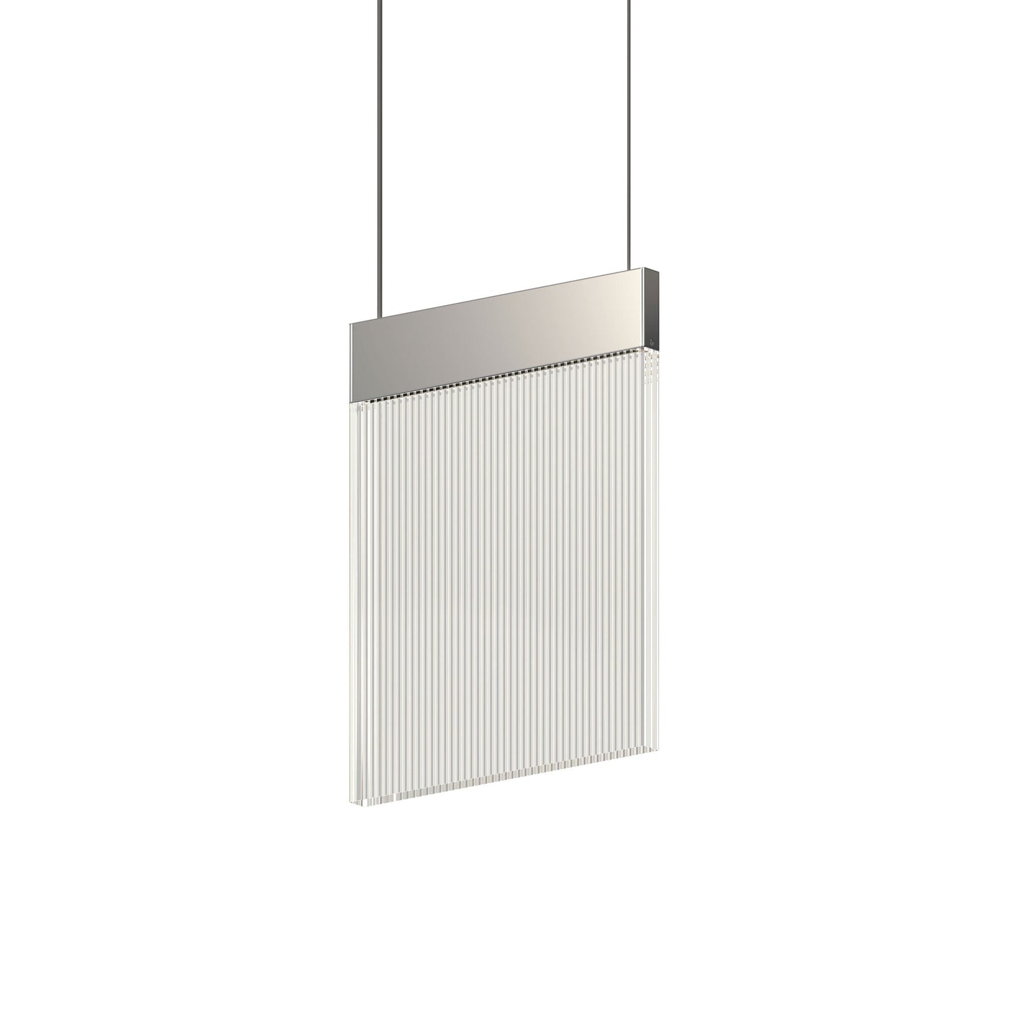 V Panels LED Pendant Light in Polished Chrome.