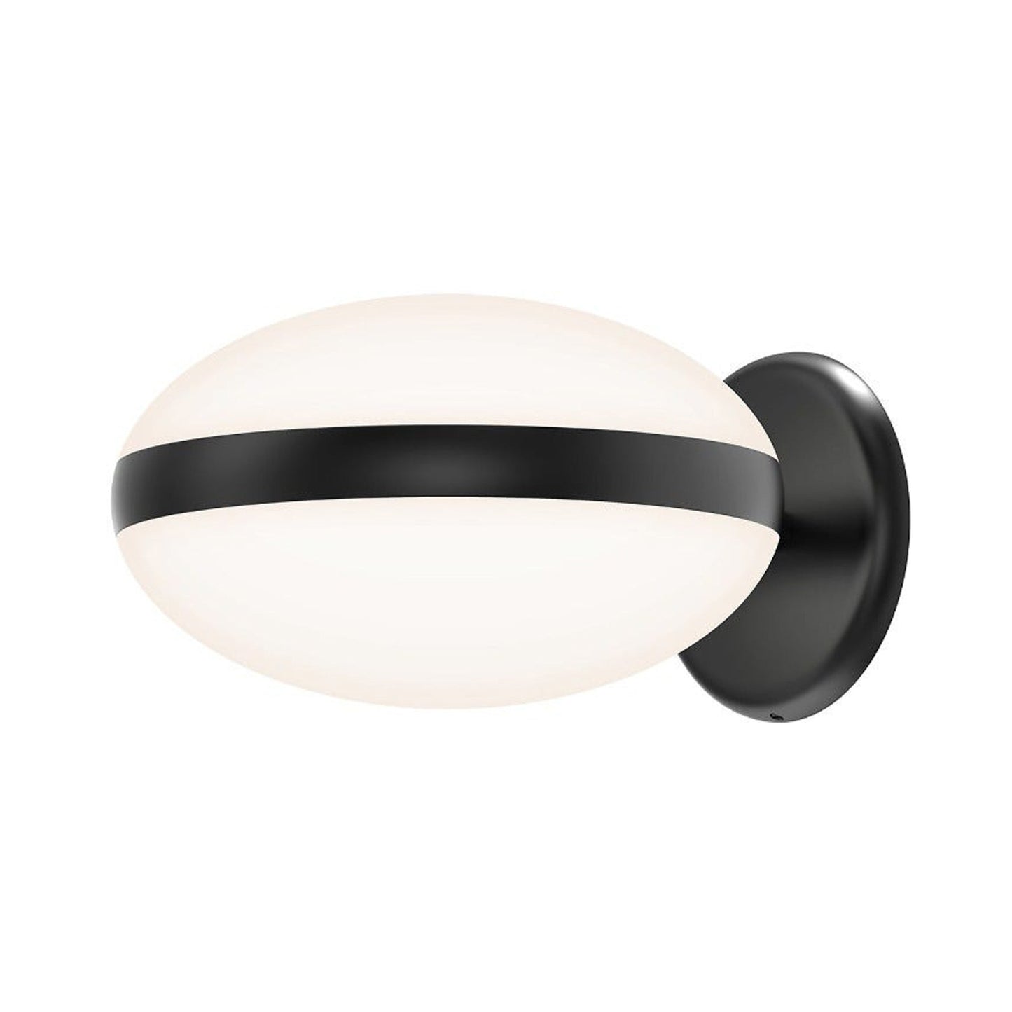 Pillows LED Wall Light in Satin Black.