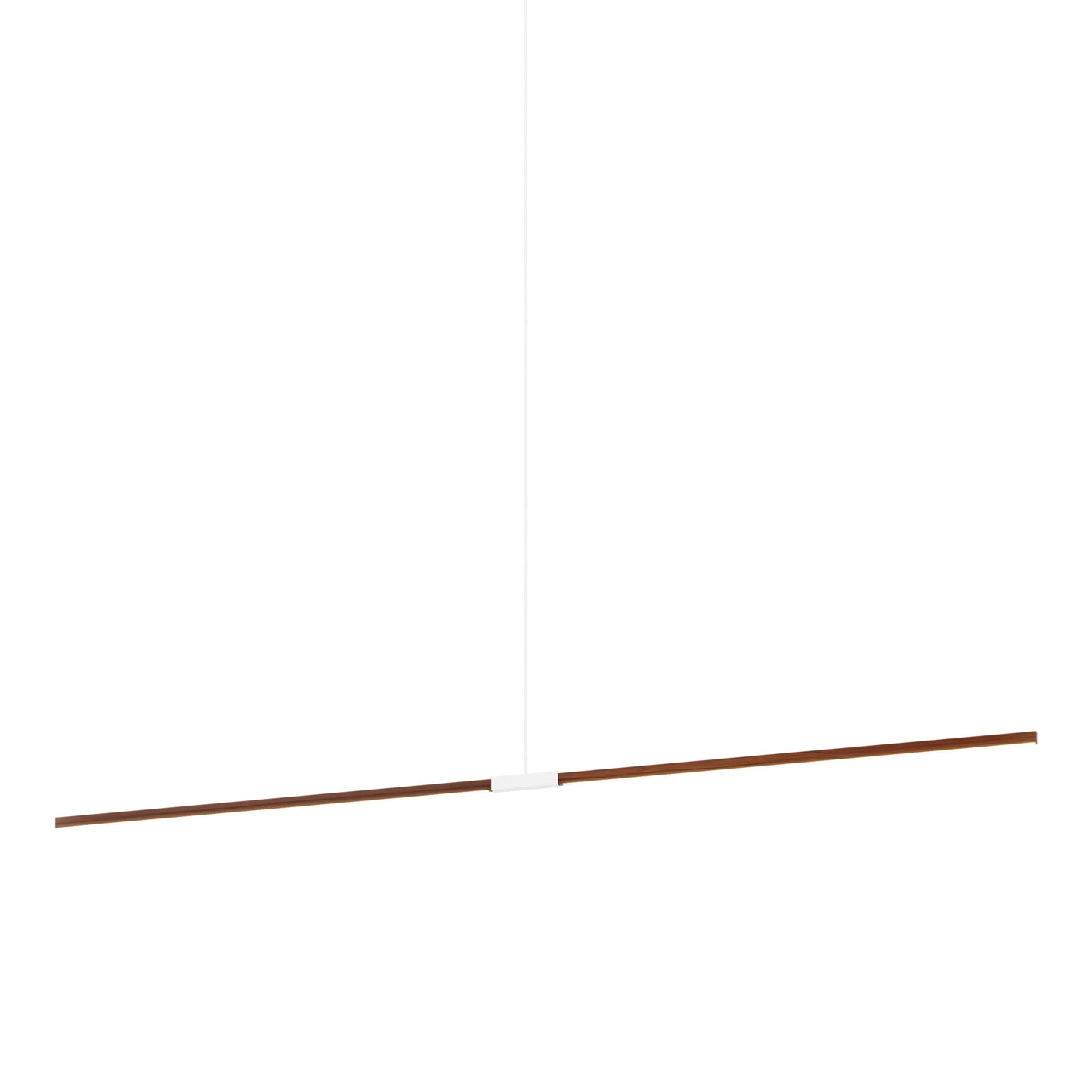 Stickbulb 10ft Linear LED Pendant Light in Water Tower Redwood/White.