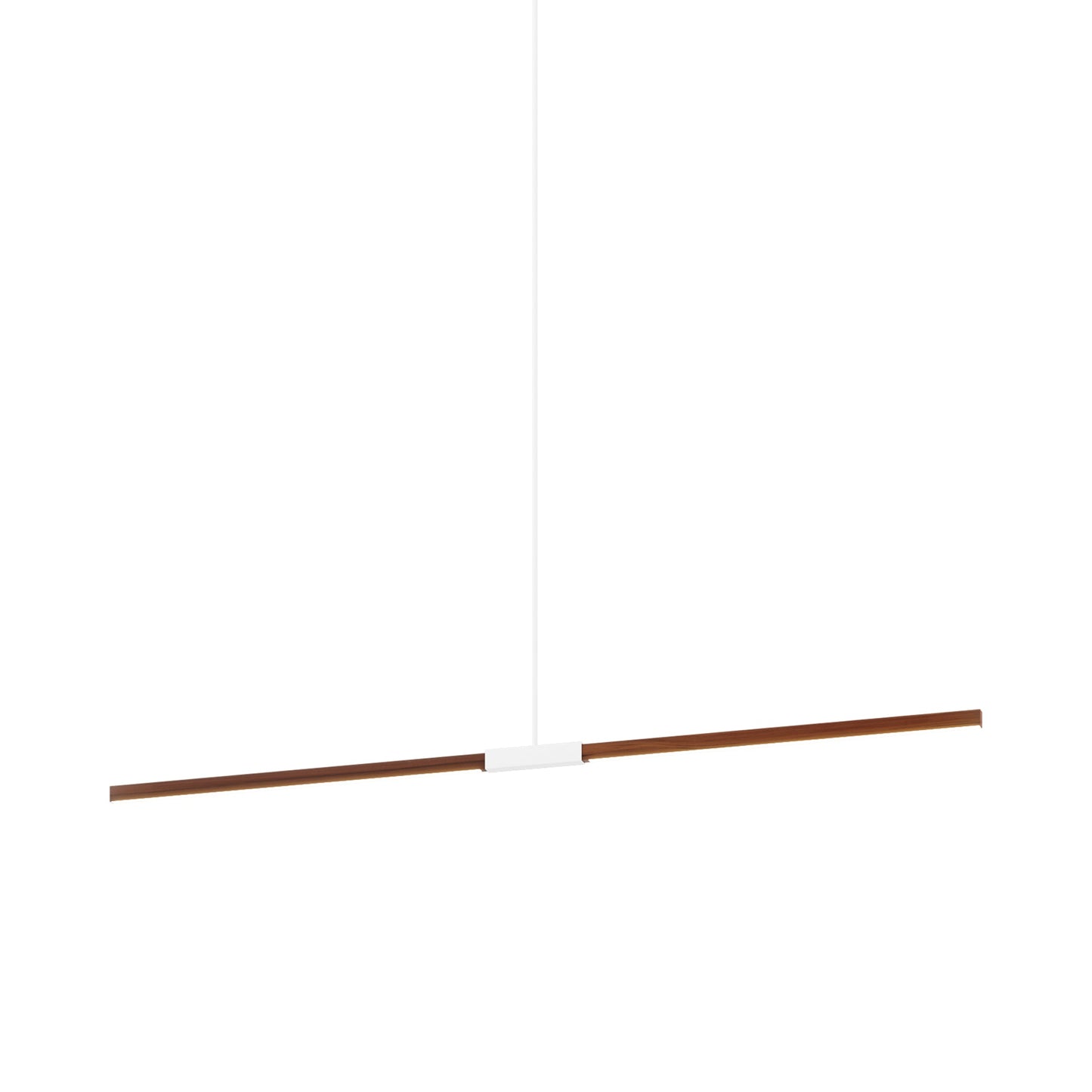 Stickbulb 6ft Linear LED Pendant Light in Water Tower Redwood/White.