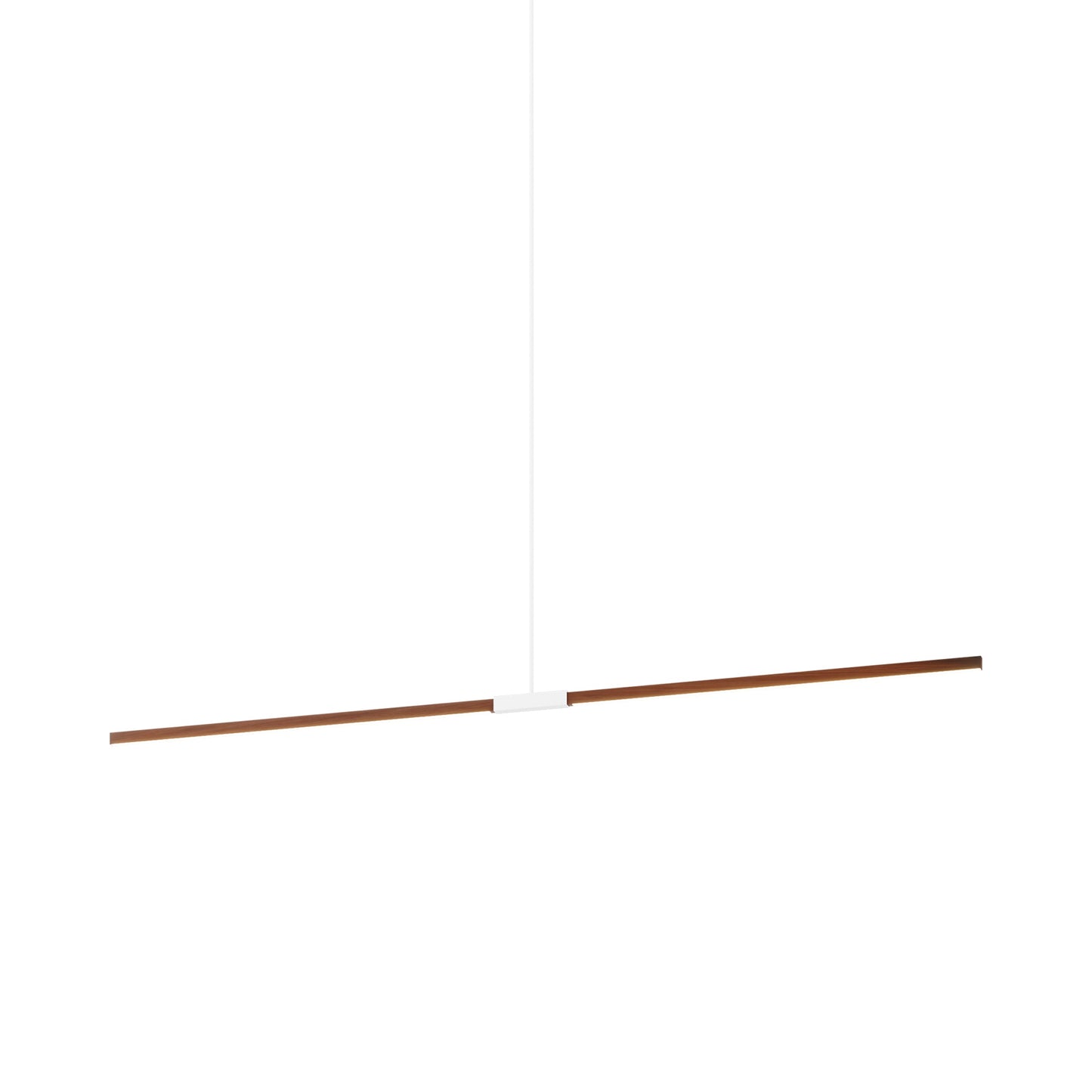 Stickbulb 8ft Linear LED Pendant Light in Water Tower Redwood/White.