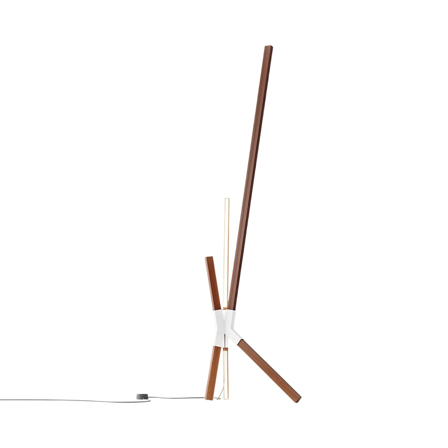 Bang LED Floor / Table Lamp in Water Tower Redwood/White.