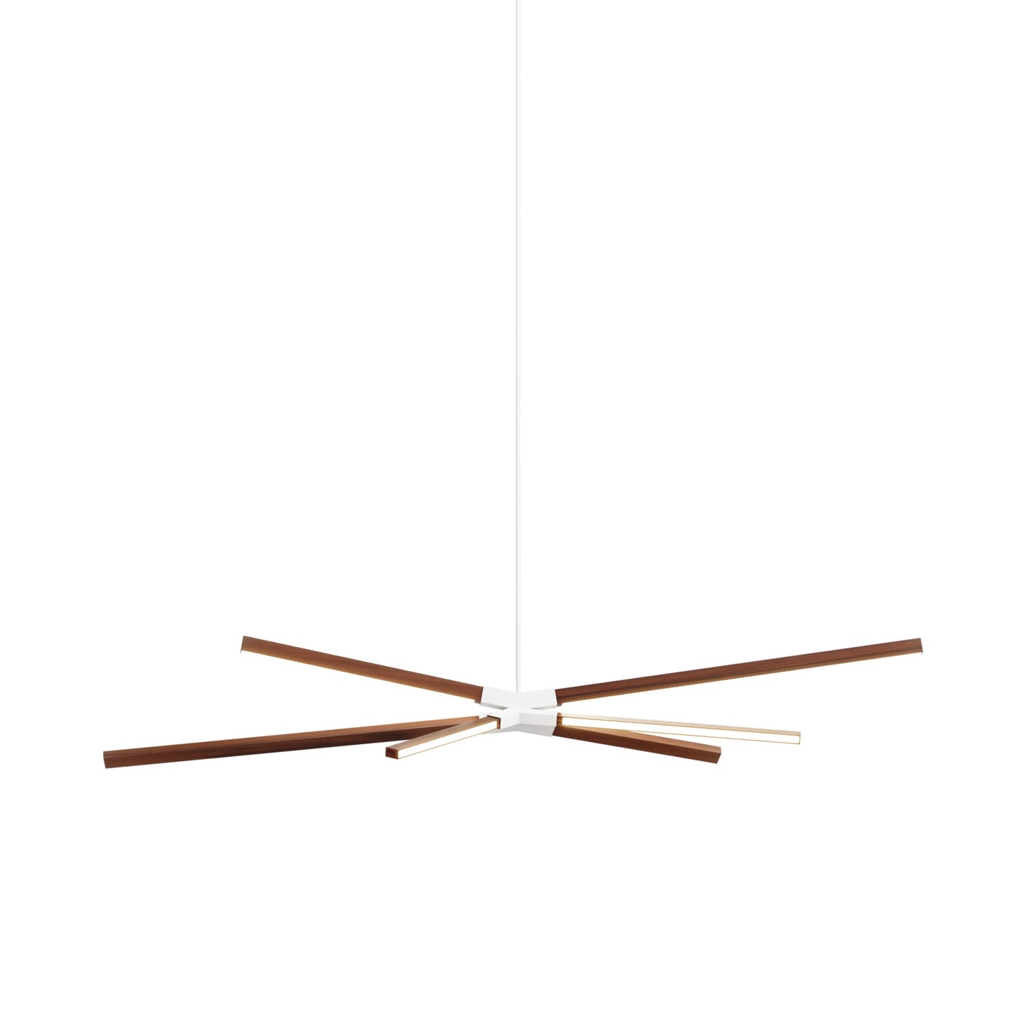Skybang Middle LED Pendant Light in Water Tower Redwood/White.