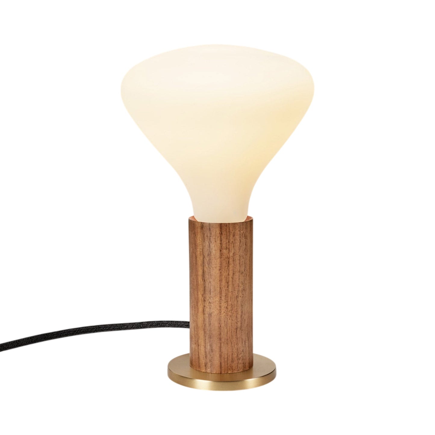 Knuckle Noma Table Lamp in Walnut.
